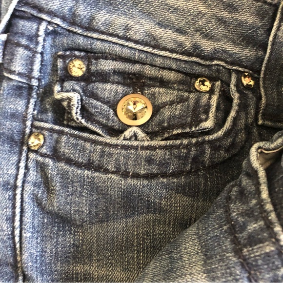 True Religion x Swarovski Straight Leg Jeans - Picture 5 of 8
